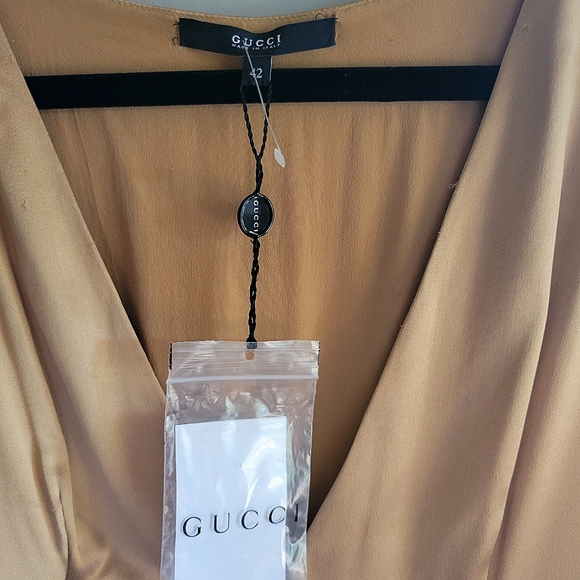NWT Vintage GUCCI Kimono-style gown in lush 100% seta silk ⭐️HOST PICK⭐️ - Picture 6 of 15